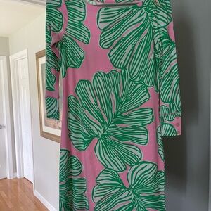 Lilly Pulitzer SPF 50+ Sophie Dress Mandevilla Palm Monstera